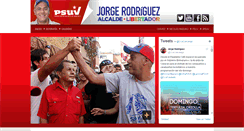 Desktop Screenshot of jorgerodriguez.psuv.org.ve
