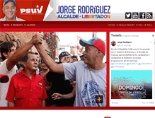 Tablet Screenshot of jorgerodriguez.psuv.org.ve