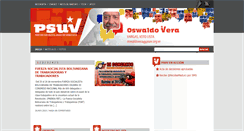 Desktop Screenshot of oswaldovera.psuv.org.ve