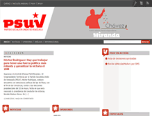 Tablet Screenshot of miranda.psuv.org.ve