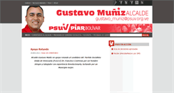 Desktop Screenshot of gustavomuniz.psuv.org.ve