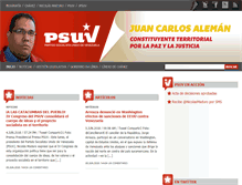 Tablet Screenshot of juanaleman.psuv.org.ve