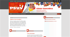 Desktop Screenshot of cesargonzalez.psuv.org.ve