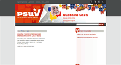 Desktop Screenshot of gustavolara.psuv.org.ve