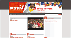 Desktop Screenshot of loidyherrera.psuv.org.ve