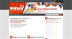 Desktop Screenshot of joseavila.psuv.org.ve