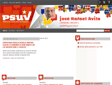 Tablet Screenshot of joseavila.psuv.org.ve