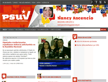 Tablet Screenshot of nancyascencio.psuv.org.ve