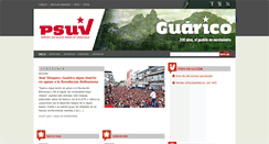 Desktop Screenshot of guarico.psuv.org.ve