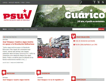 Tablet Screenshot of guarico.psuv.org.ve